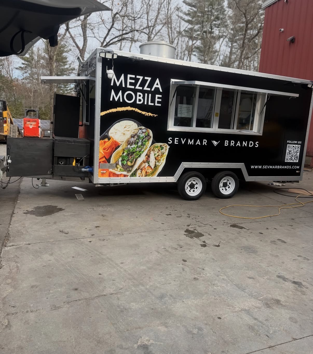 Food Trailer Wrap